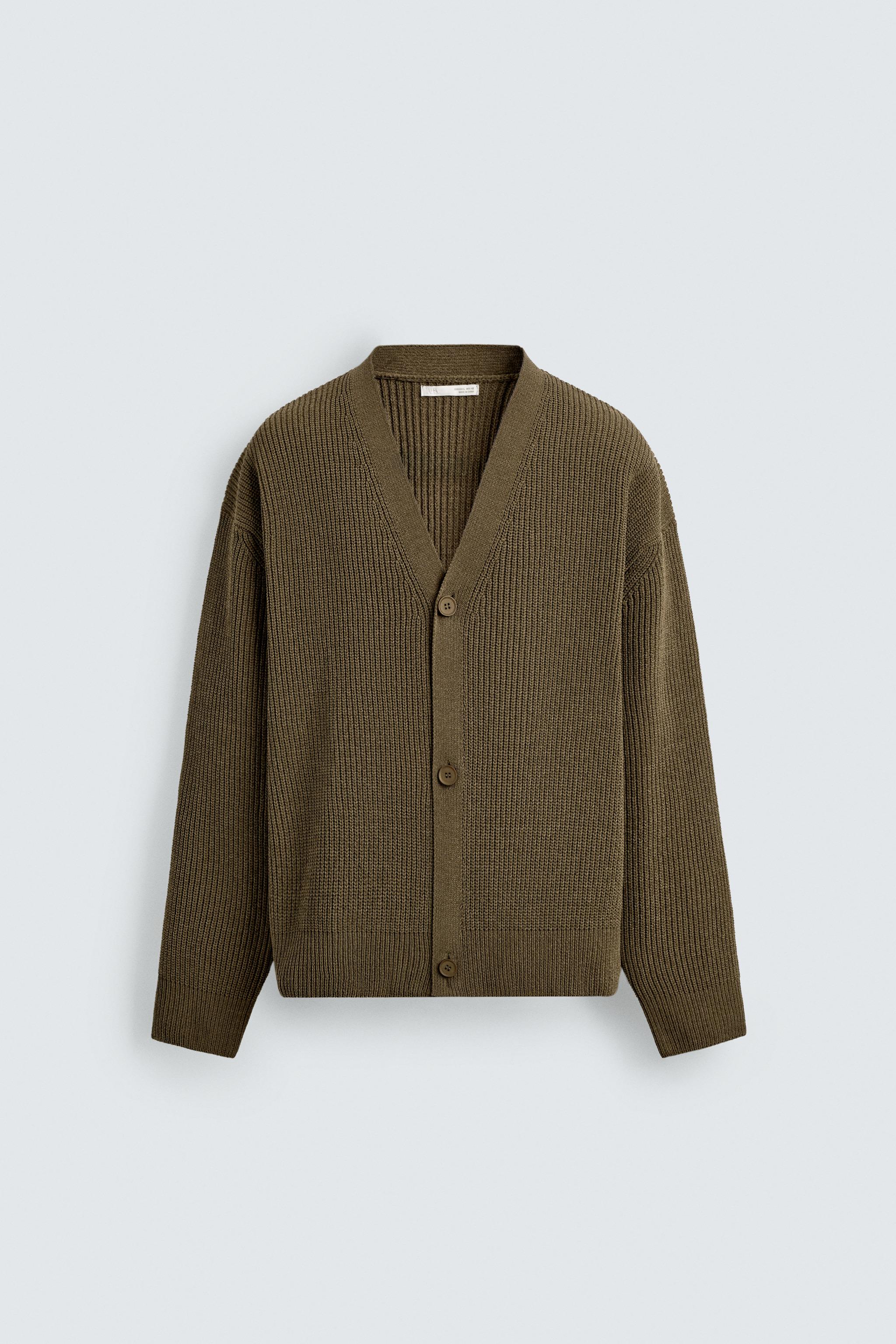 CARDIGAN RELAXED FIT STRUCTURÉ